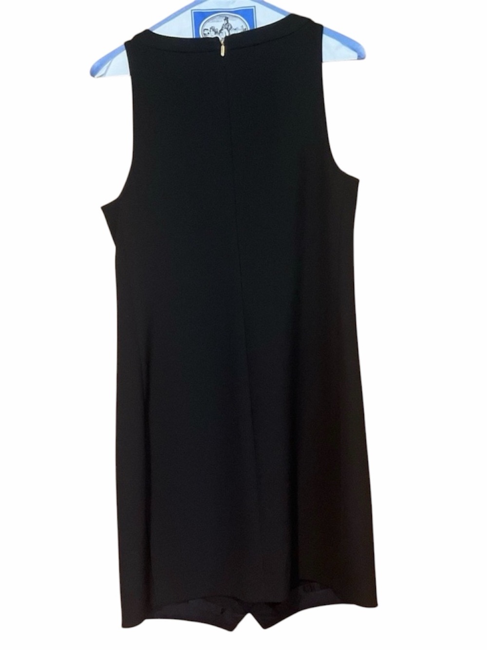 Trina Turk Black Sleeveless Ruffle Front Mini Dress - Size: 6 - Picture 9 of 10